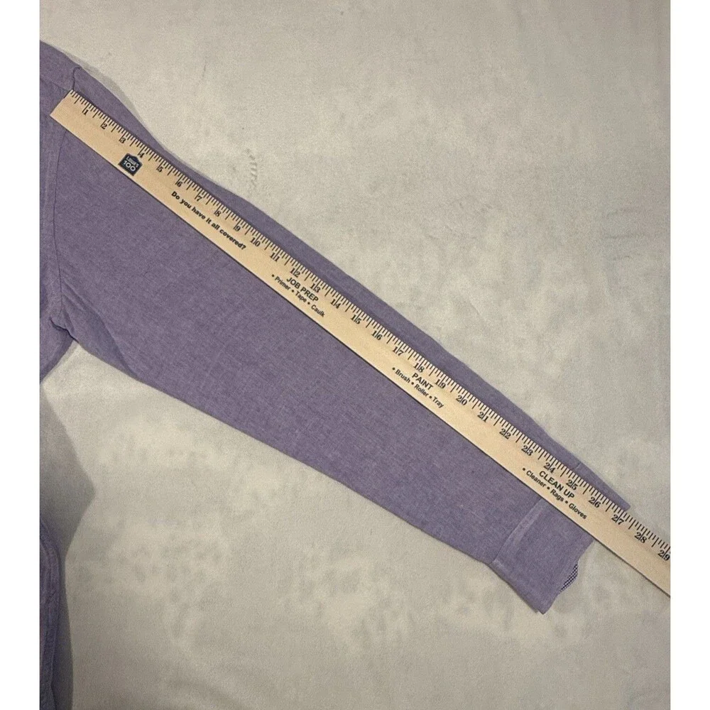 Banana Republic Shirt Men's Size XL Purple Soft Wash Button Up Casual Preppy EUC